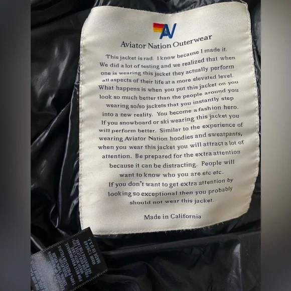 Gold Puffer Jacket with Logo - Picture 6 of 10